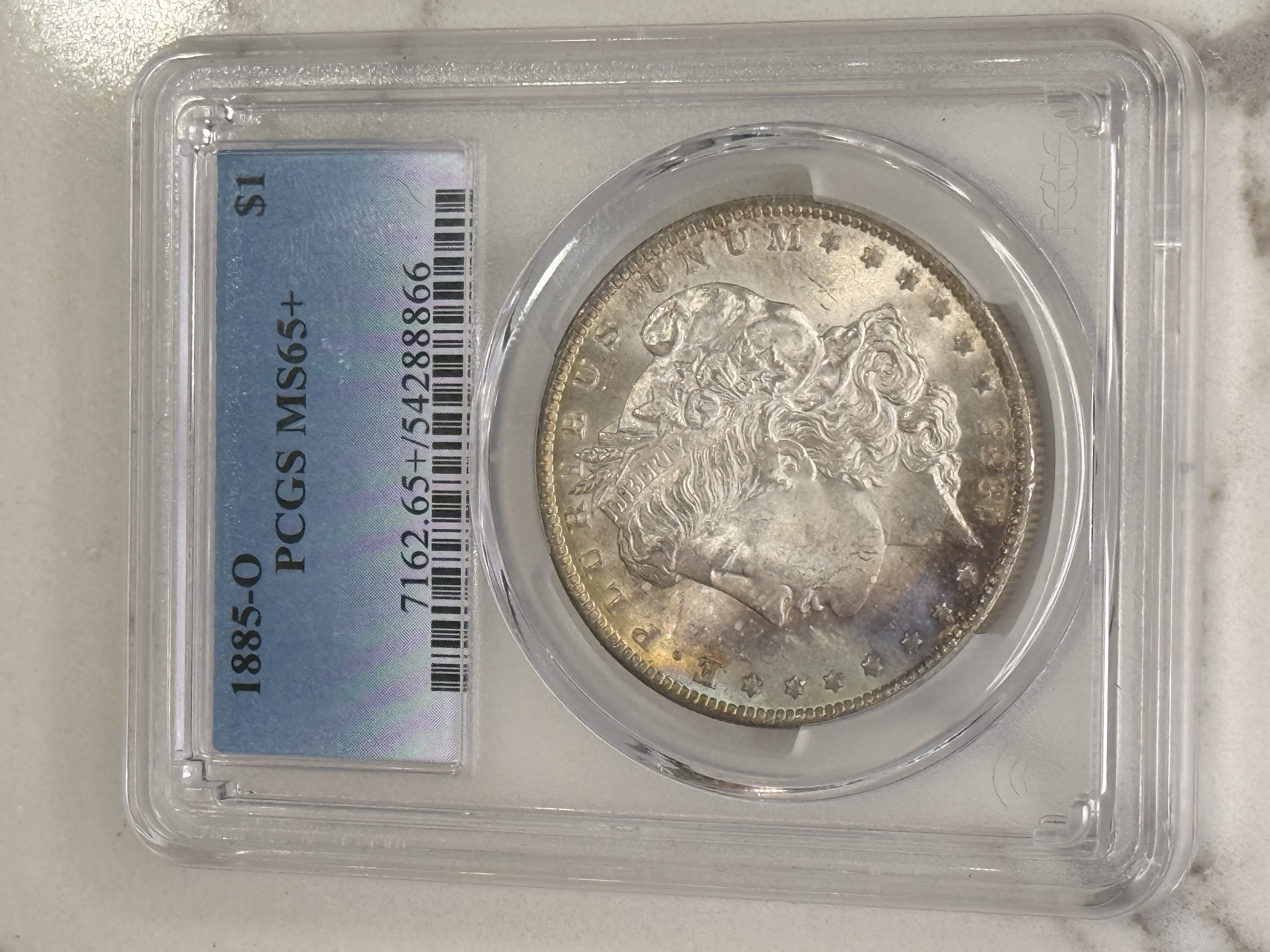 1885-O Morgan Dollar PCGS MS65+